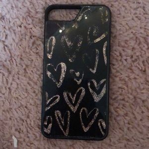 Shifting glitter phone case